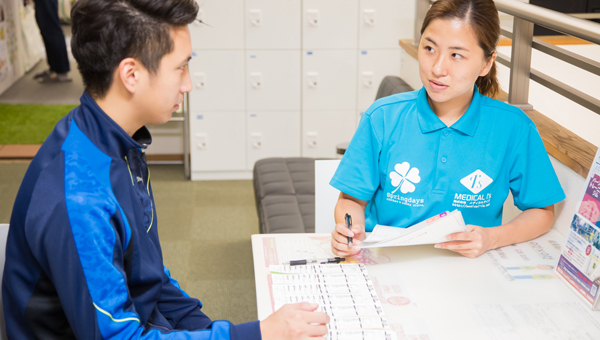 アイズSPORTS整骨院　美野島院　カウンセリング